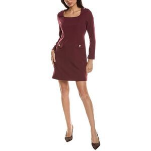 Tahari Asl Womens  Petite Mini Dress, Red